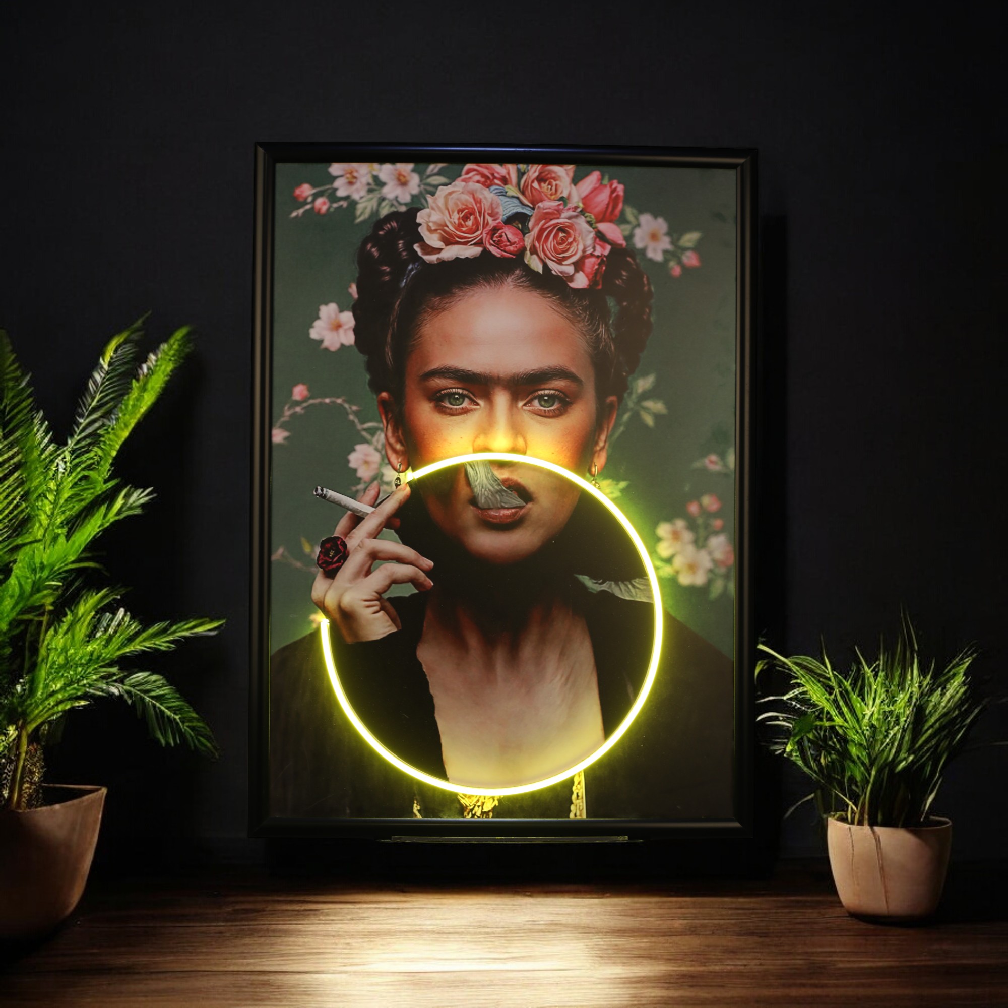 Frida Kahlo Neon - Efsanevi Sanatçının Modern Yorumu